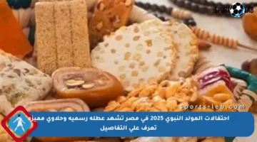 احتفالات المولد النبوي 2025 في مصر تشهد عطلة رسمية وحلاوي مميزة تعرف على التفاصيل